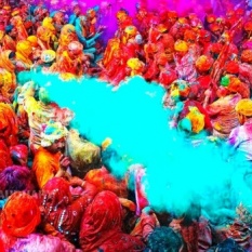 Colourful Mendhi Decor